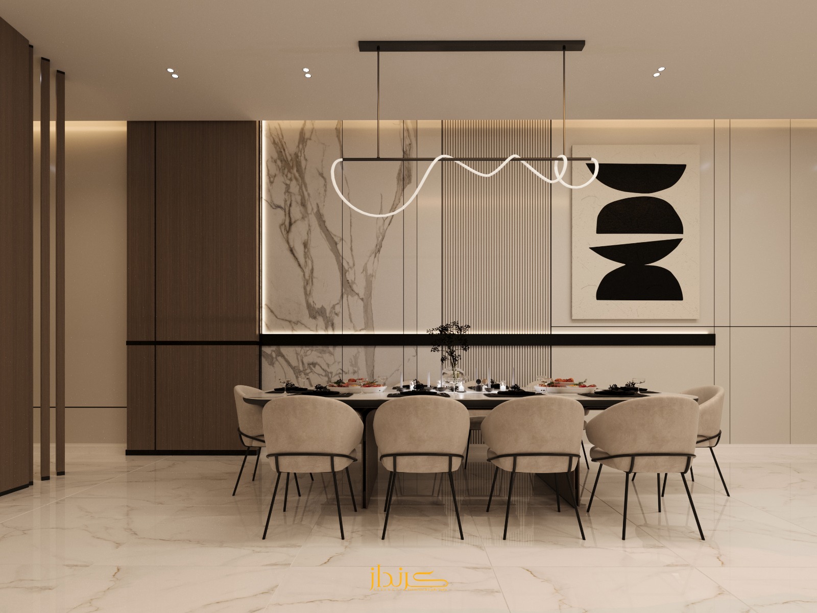 تصميم داخلي من كرنداز